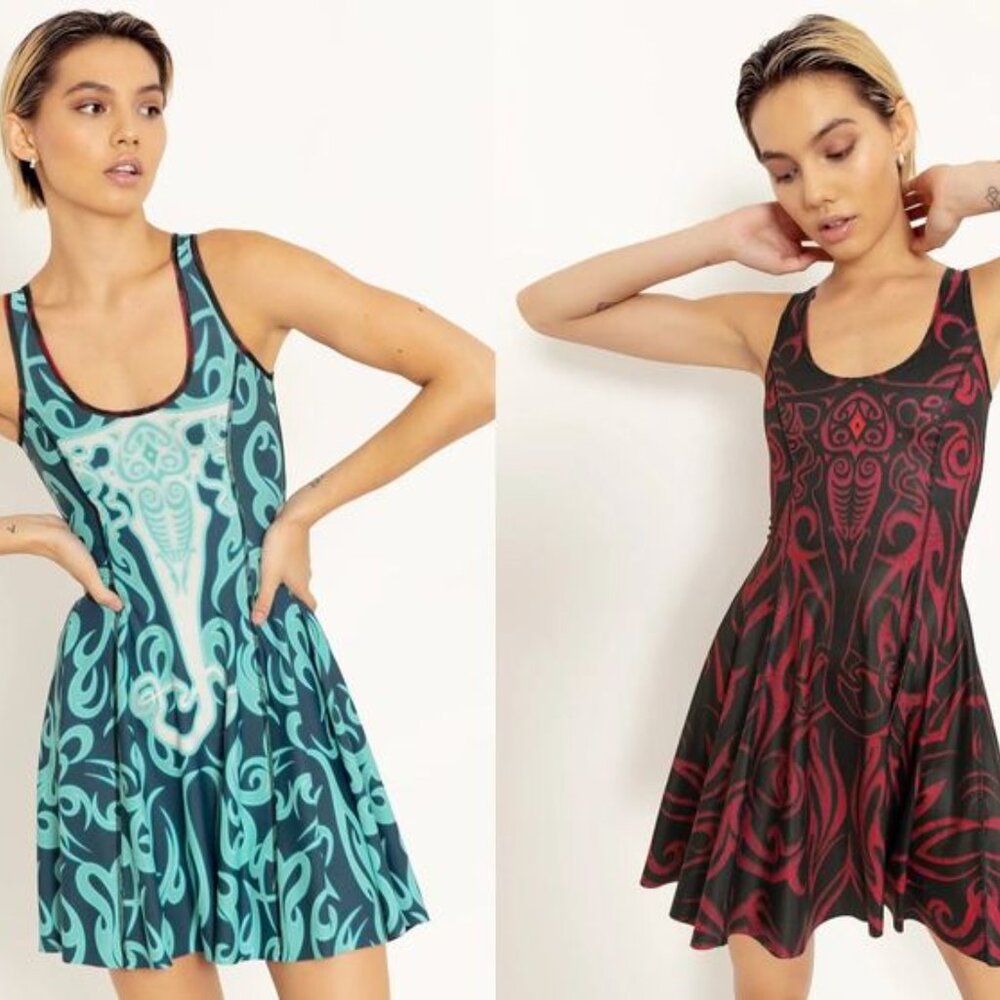 Blackmilk X Avatar Legend of Korra Raava and Vatu Inside Out Dress - Picture 5 of 5